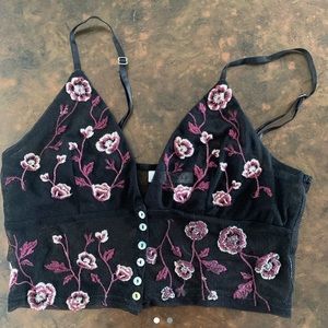 Boutique floral tank top
